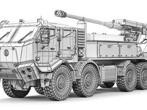 SPH 2S22 Bogdana 3 2023 Modello 3D