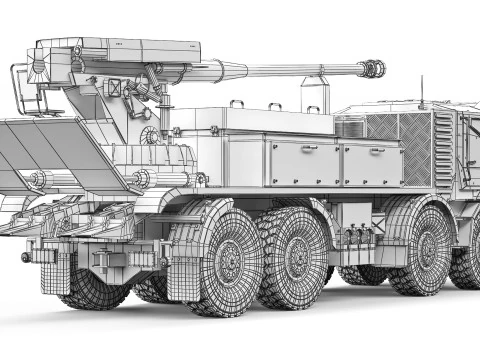 SPH 2S22 Bogdana 3 2023 Modello 3D