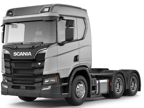 Scania R580 6x4 2019 3D Модель