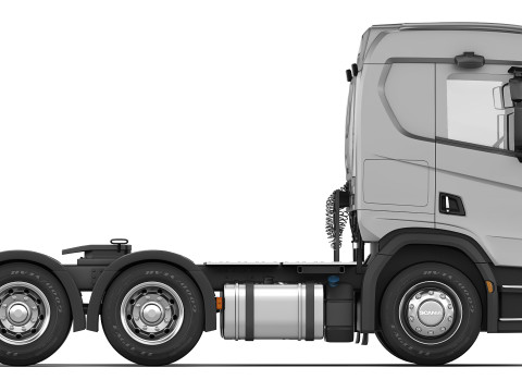 Scania R580 6x4 2019 Model 3D