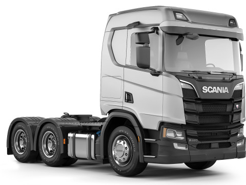 Scania R580 6x4 2019 Model 3D