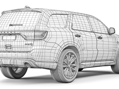 Dodge Durango SRT Hellcat 2021 3D Model