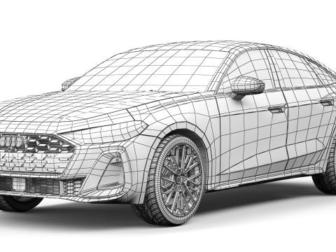 Audi A5 2025 3D Модель