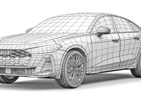Audi S5 2025 3D Model
