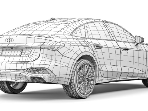 Audi S5 2025 Modèle 3D