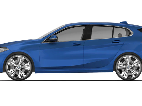 F40 118i 2020 3D Model