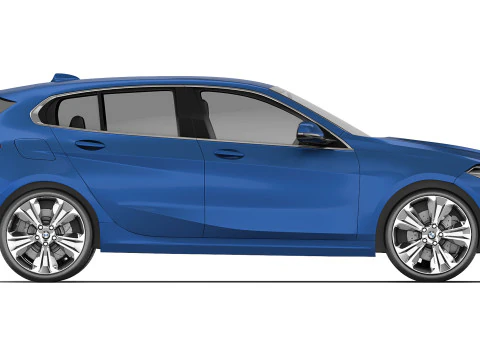 F40 118i 2020 3D Model