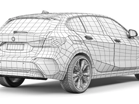 F40 118i 2020 3D Model