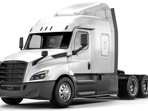 Freightliner Cascadia XT Mid-Roof 2020 3D Модель