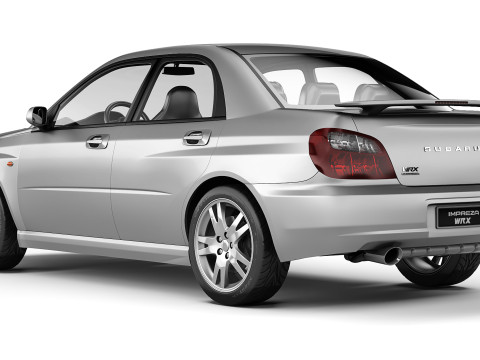 Subaru Impreza WRX 2001 Modelo 3D
