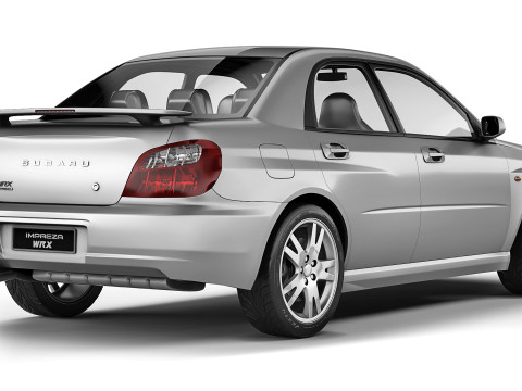 Subaru Impreza WRX 2001 Modelo 3D