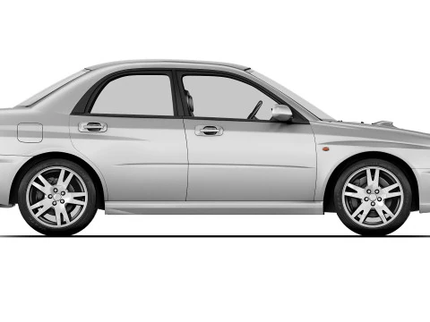 Subaru Impreza WRX 2001 Modelo 3D