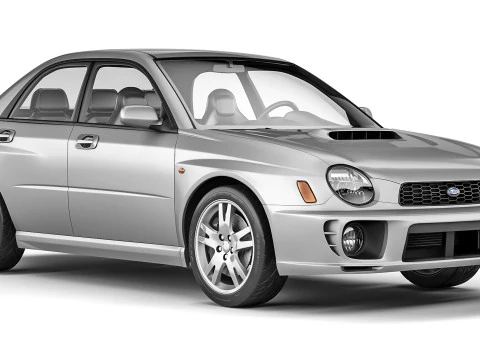 Subaru Impreza WRX 2001 Modelo 3D