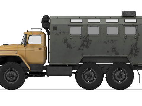 Ural 4320 kung 2015 Modelo 3D