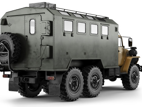 Ural 4320 kung 2015 Modelo 3D