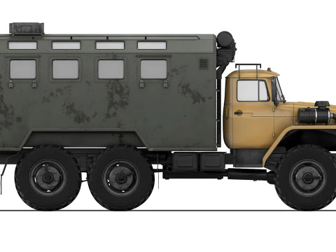 Ural 4320 kung 2015 Modelo 3D