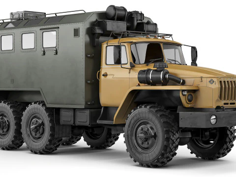 Ural 4320 kung 2015 Modelo 3D