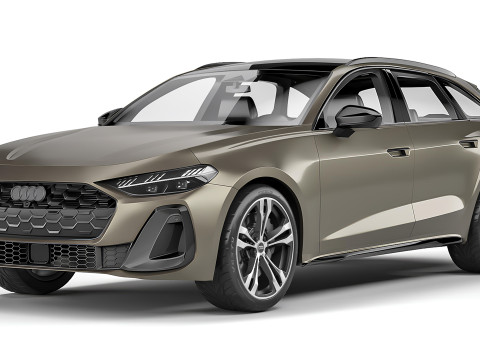 Audi A5 Avant 2025 3D Model