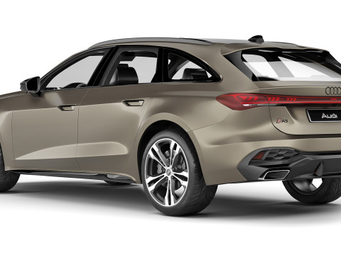 Audi A5 Avant 2025 Modelo 3D
