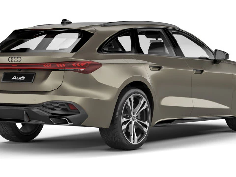 Audi A5 Avant 2025 3D Model