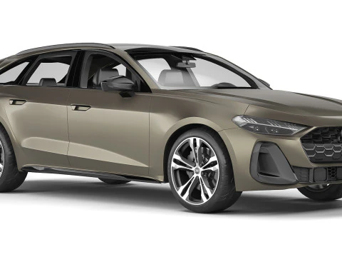 Audi A5 Avant 2025 3D Model