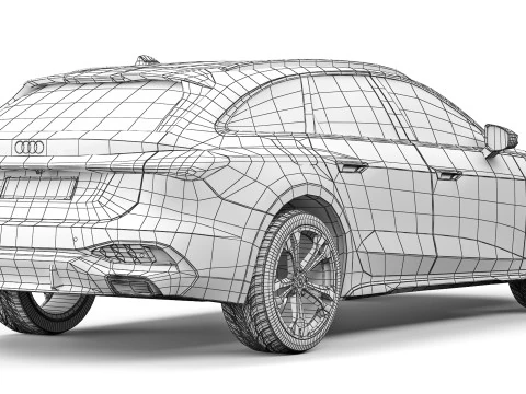 Audi A5 Avant 2025 3D Model