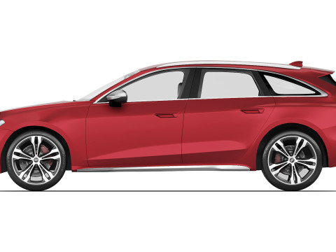 Audi S5 Avant 2025 Modelo 3D