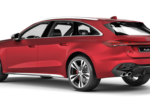 Audi S5 Avant 2025 Modelo 3D