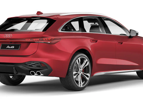 Audi S5 Avant 2025 Modello 3D