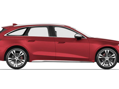 Audi S5 Avant 2025 Modello 3D