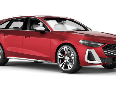 Audi S5 Avant 2025 Modello 3D