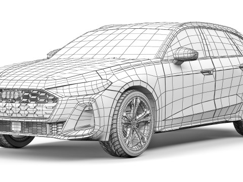 Audi S5 Avant 2025 Modelo 3D