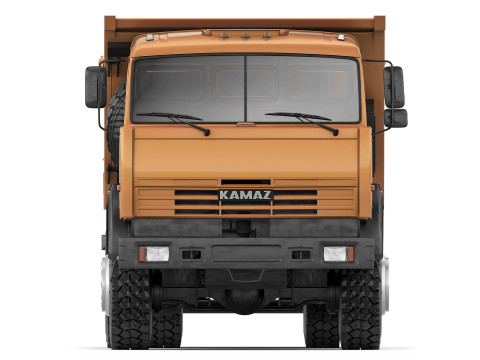 Kamaz 65111 tipper 2003 Model 3D