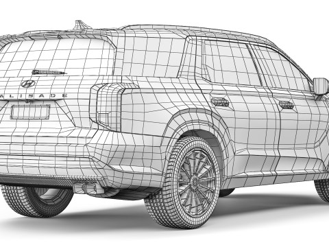Hyundai Palisade 2023 Modelo 3D