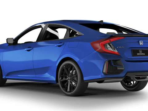 Honda Civic Sedan Si 2020 3D Model