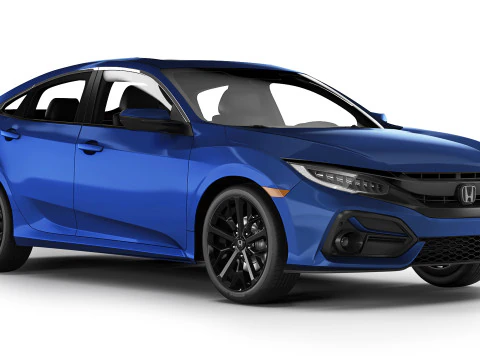 Honda Civic Sedan Si 2020 3D Model