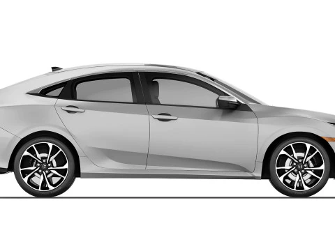 Honda Civic Sedan Si 2017 3D Model