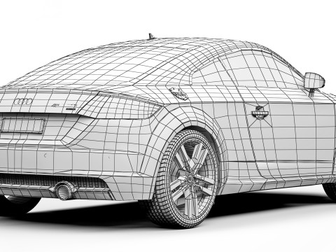 Audi TT Coupe 2019 3D Model