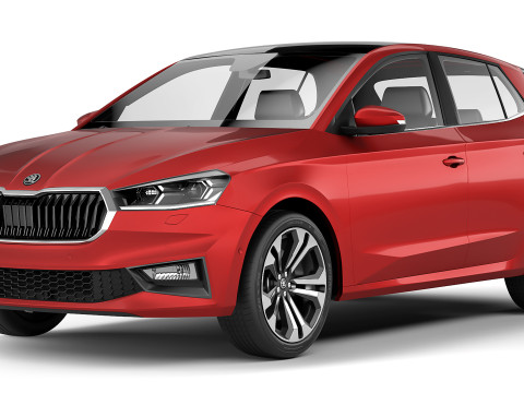 Skoda Fabia 2022 3D Модель