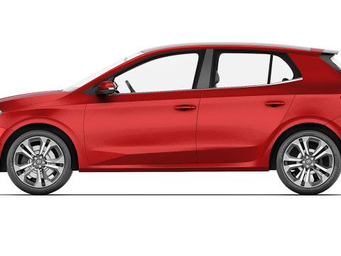 Skoda Fabia 2022 Modello 3D