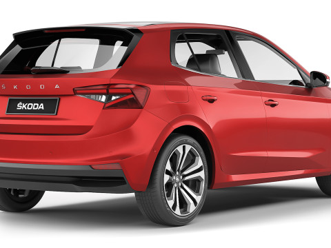 Skoda Fabia 2022 Modello 3D