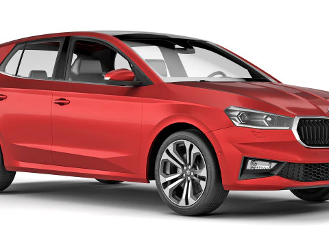 Skoda Fabia 2022 3D Model