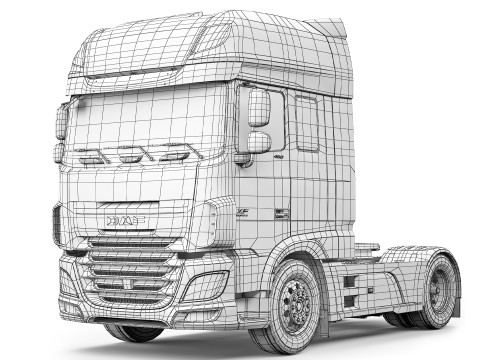 DAF XF 106 460 2016 Modèle 3D