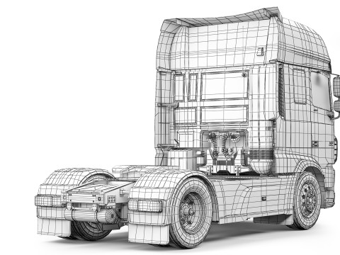 DAF XF 106 460 2016 Modèle 3D