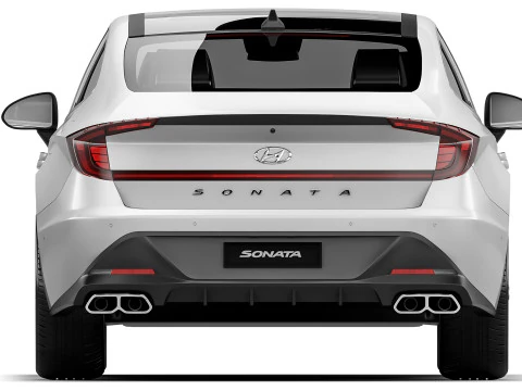 Hyundai Sonata N-Line 2020 3D Model