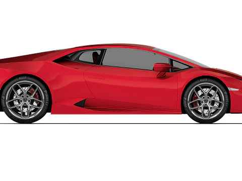 Huracan LP580-2 2017 3D Model