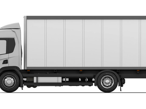 Scania P500 lorry truck 2018 Modelo 3D