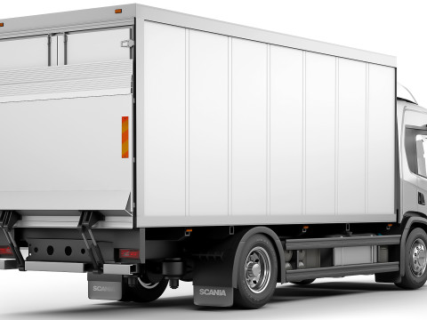 Scania P500 lorry truck 2018 Modelo 3D