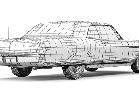 Buick Electra 225 Coupe 1966 Modèle 3D