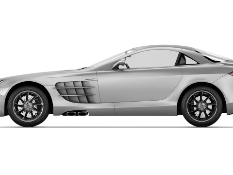 Mercedes-Benz SLR McLaren 2004 3D-Modell